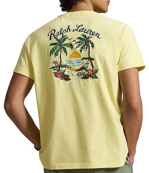 Embroidered Jersey Short Sleeve T-Shirt