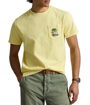 Embroidered Jersey Short Sleeve T-Shirt