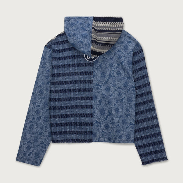 Indigo Tapestry Hoodie