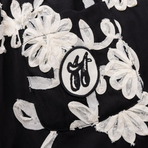 FLORAL RIBBON ANKLE PANT