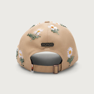 FLOWERS BEADED 6 PANEL CAP