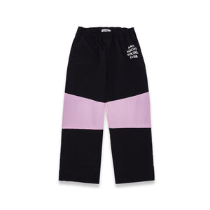 Black/pink Track pants