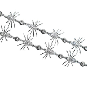 Spider Wallet Chain - Stainless Steel with stones