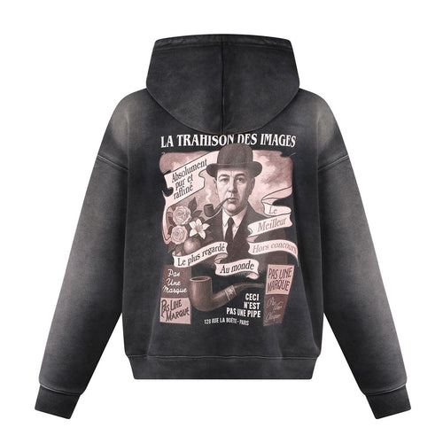 POSTER RENE MAGRITTE HOODIE