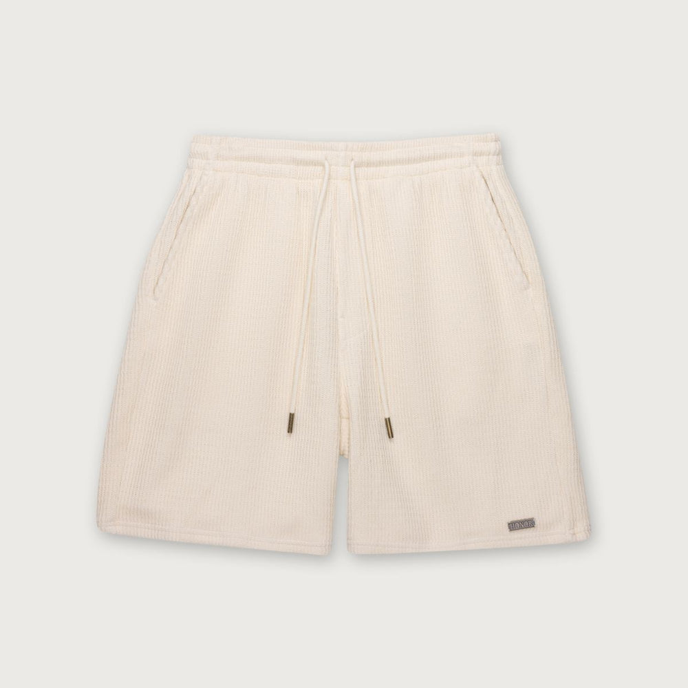 RIB KNIT DRAWCORD 7" SHORT