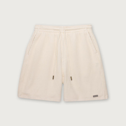 RIB KNIT DRAWCORD 7" SHORT