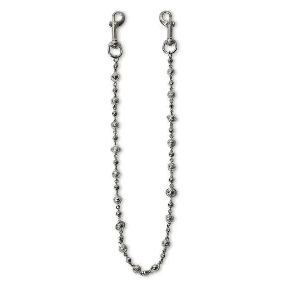 Silver Planets Wallet Chain - No Stones