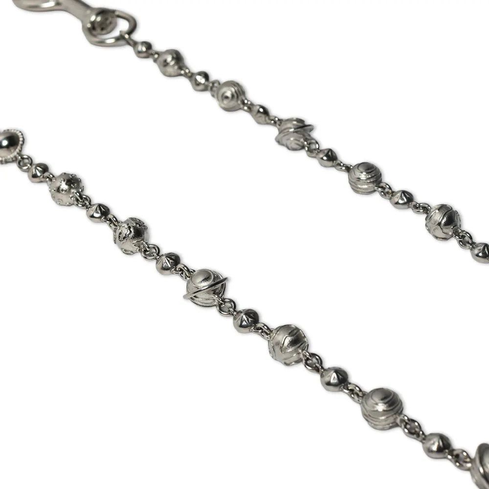 Silver Planets Wallet Chain