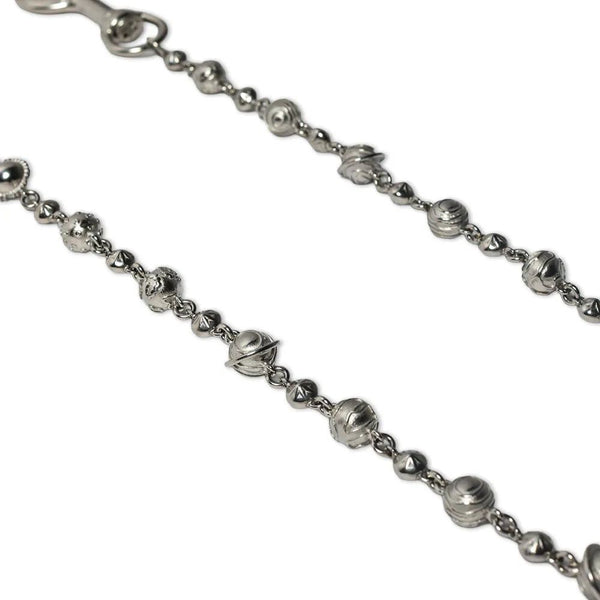 Silver Planets Wallet Chain