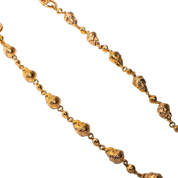 Gold Skull Wallet Chain