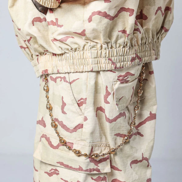Gold Skull Wallet Chain