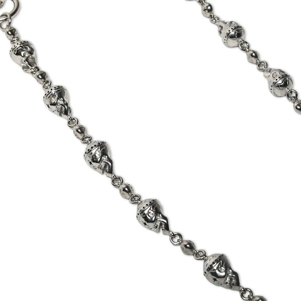 Silver Skull Wallet Chain