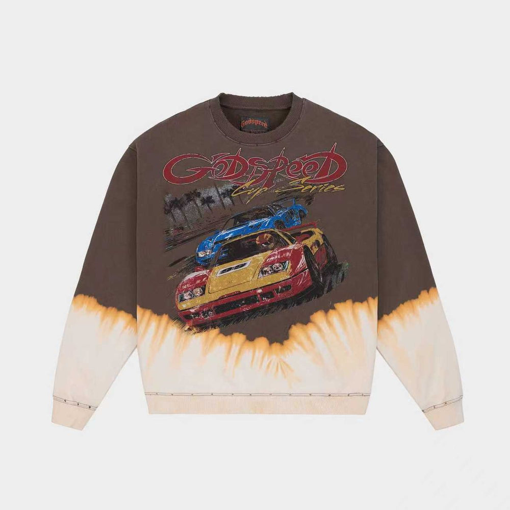 F.T.W Sweatshirt Brown Bleached Wash