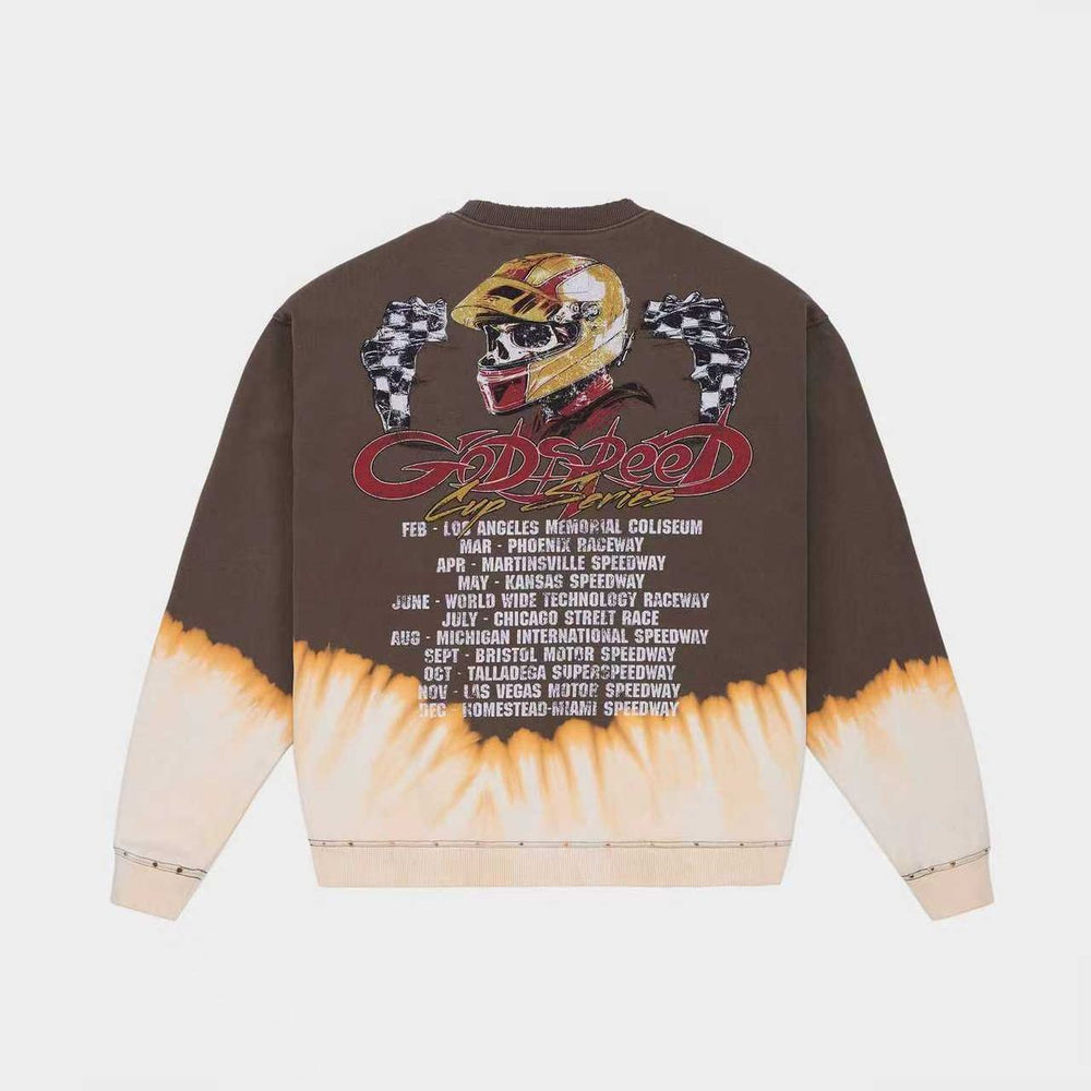 F.T.W Sweatshirt Brown Bleached Wash