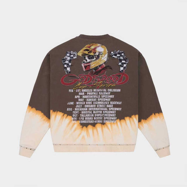 F.T.W Sweatshirt Brown Bleached Wash