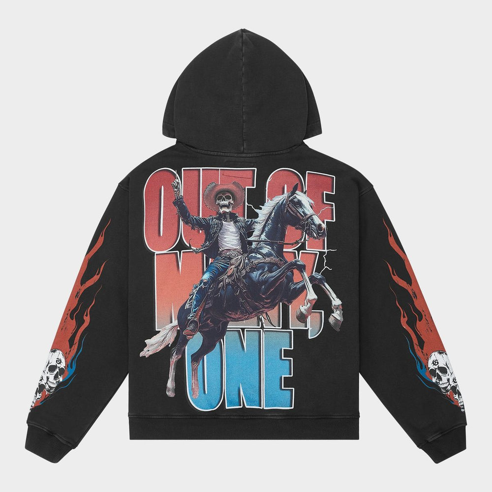 Best Western Hoodie Black Wash