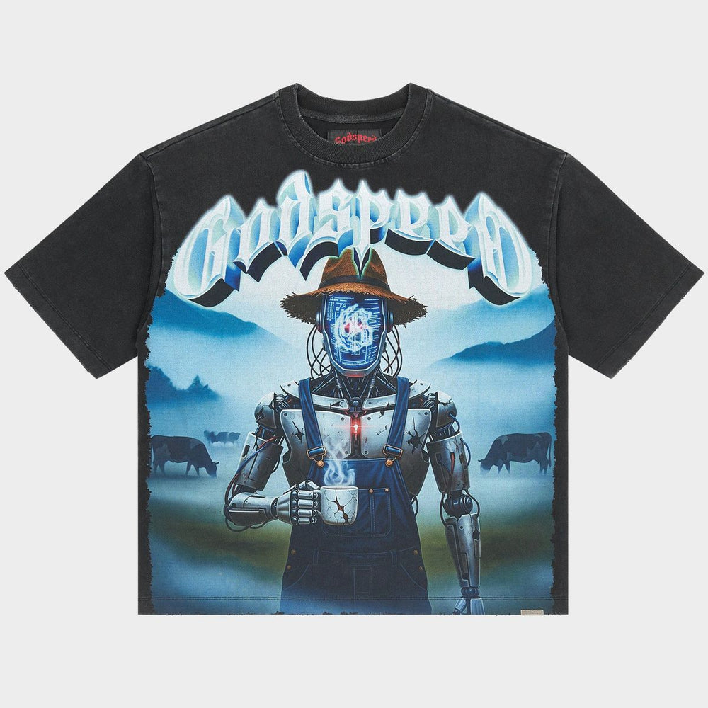 Aura Farm Tshirt (Black Wash)