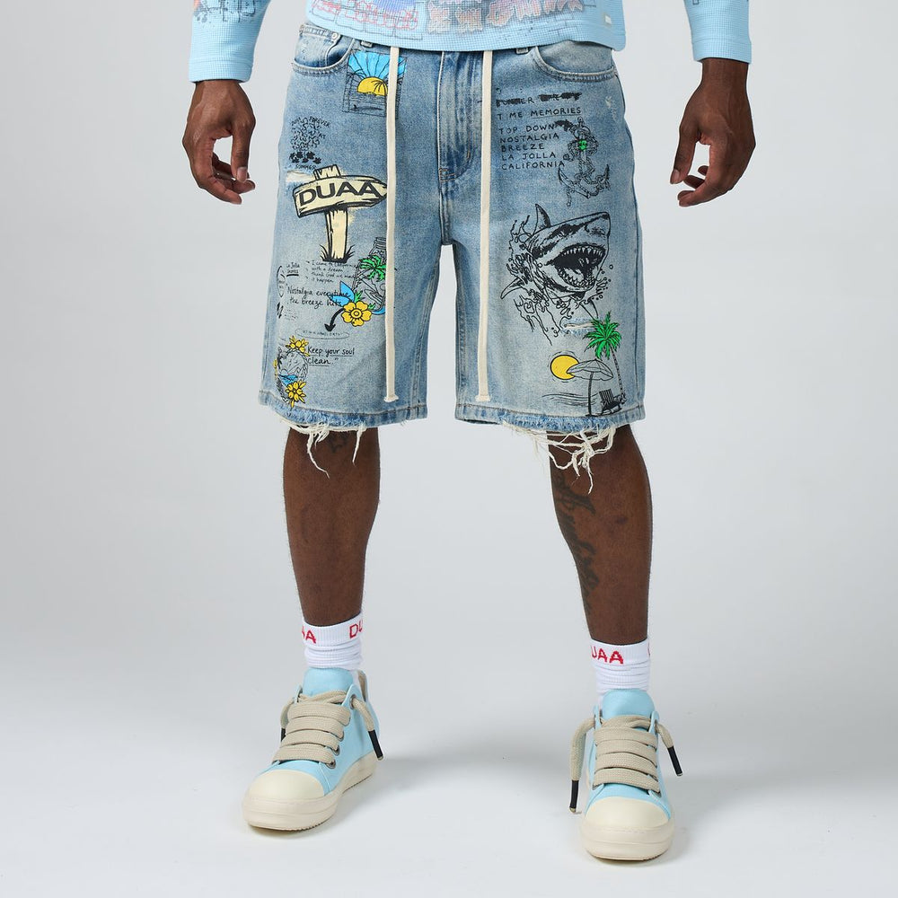 Surf Short Blue