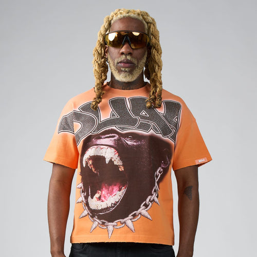 CHAINLINK TEE ORANGE