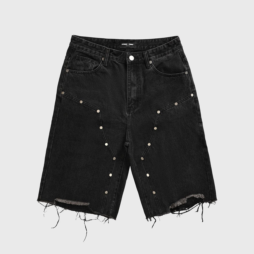 Arsenal Studded Denim Shorts