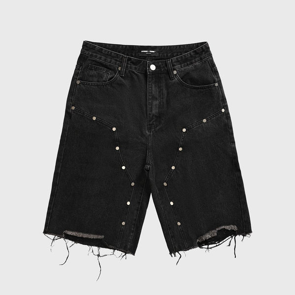 Arsenal Studded Denim Shorts
