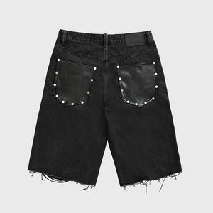 Arsenal Studded Denim Shorts