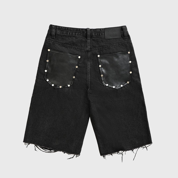 Arsenal Studded Denim Shorts