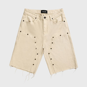 Arsenal Studded Denim Shorts