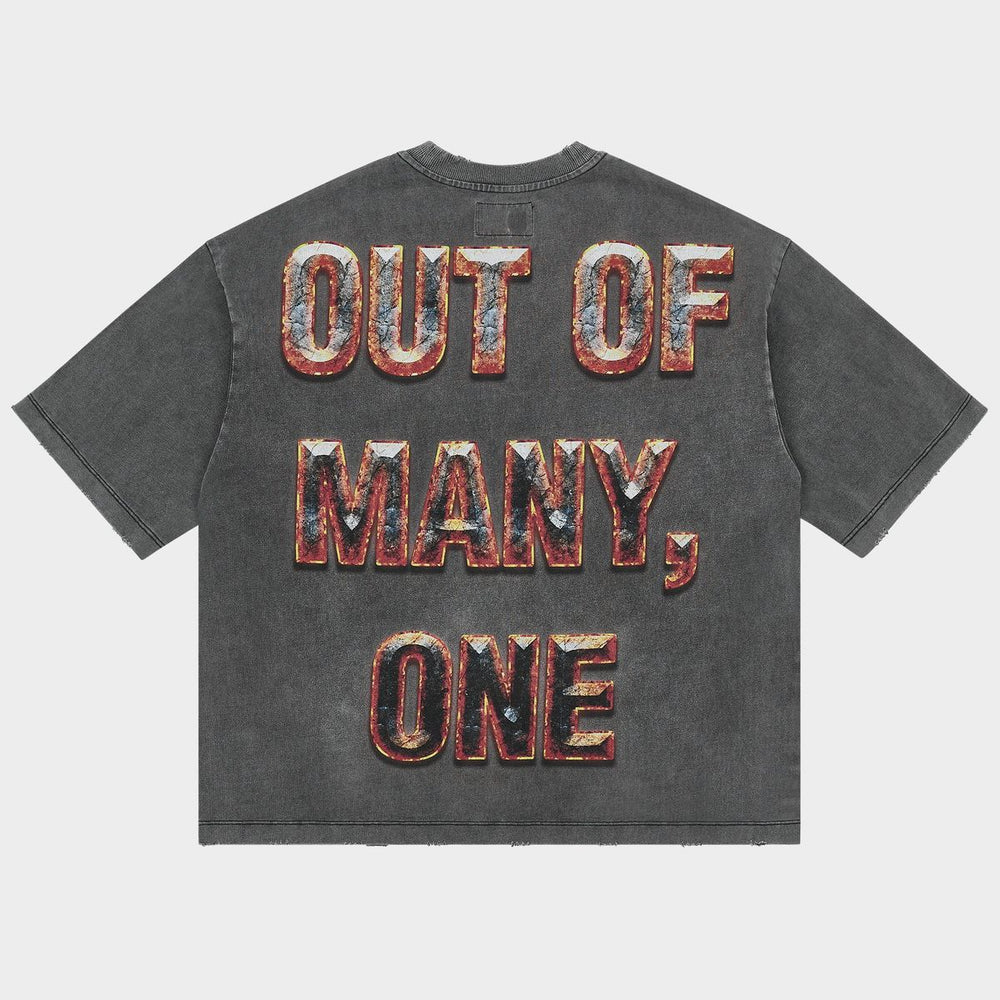 Horsepower T-shirt (Grey Wash)