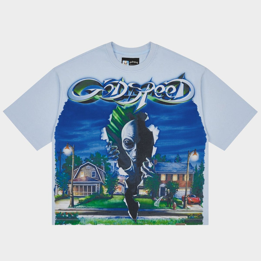 Neighborhood Warch T-Shirt Ice Blue