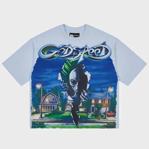 Neighborhood Warch T-Shirt Ice Blue