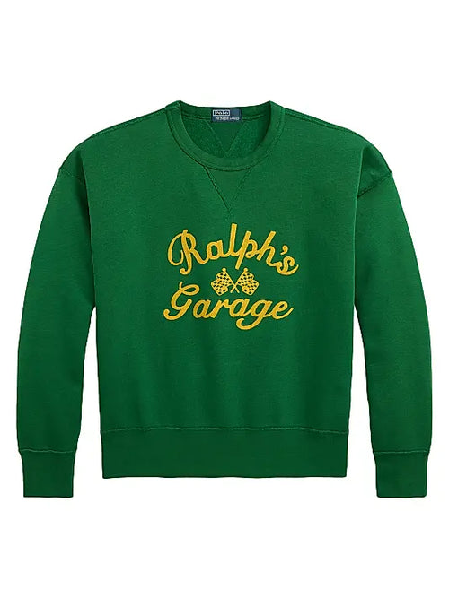 Vintage-Fit Ralph’s Garage Crewneck Sweatshirt
