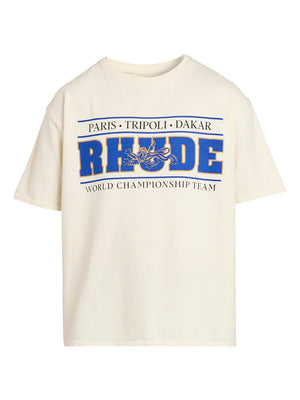 Rhude Chrono Tee Vintage White