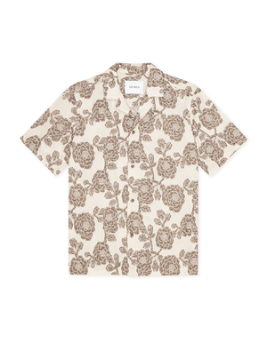 Lesly Flower Jacquard SS Shirt