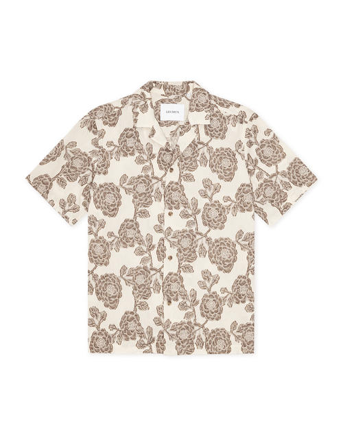 Lesly Flower Jacquard SS Shirt
