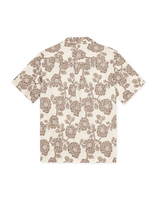 Lesly Flower Jacquard SS Shirt