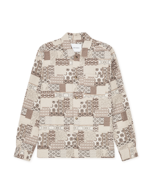 Layton Patchwork Jacquard Overshirt