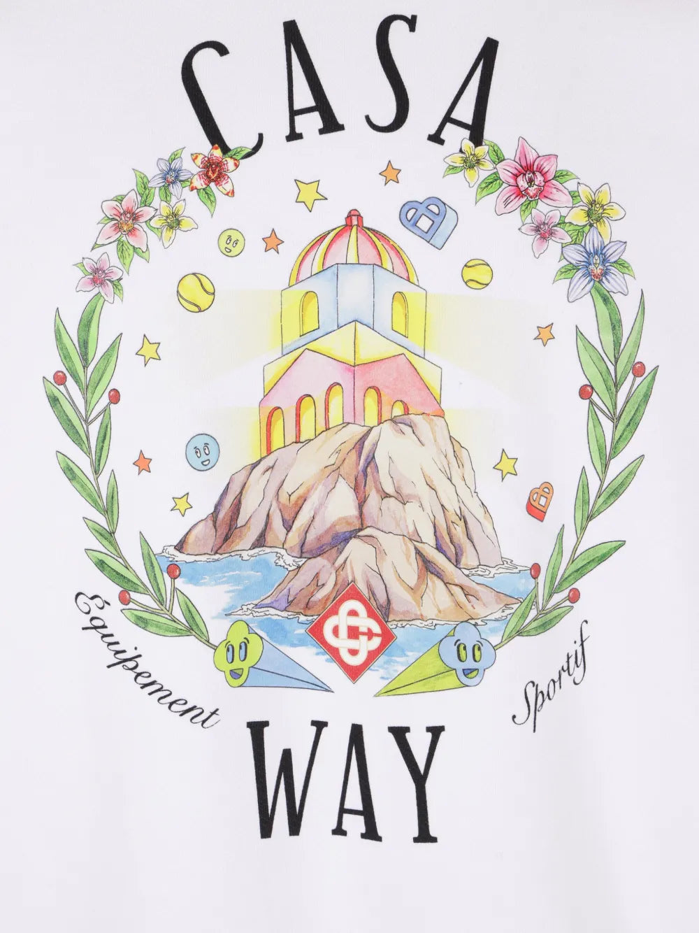 Casa Way Crew Neck Sweatshirt White