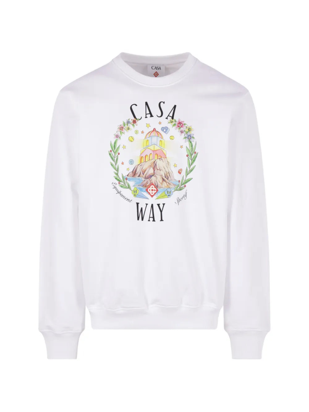 Casa Way Crew Neck Sweatshirt White