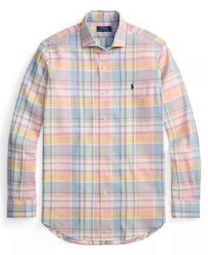 Classic Fit Plaid Shirt Multi