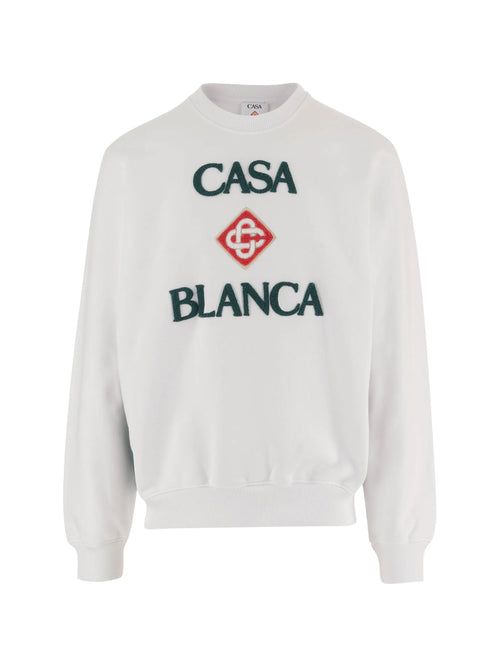 Casablanca Boucle Embroidered Classic Sweatshirt