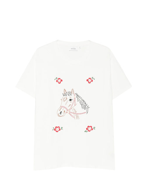 Floral Horse Tee