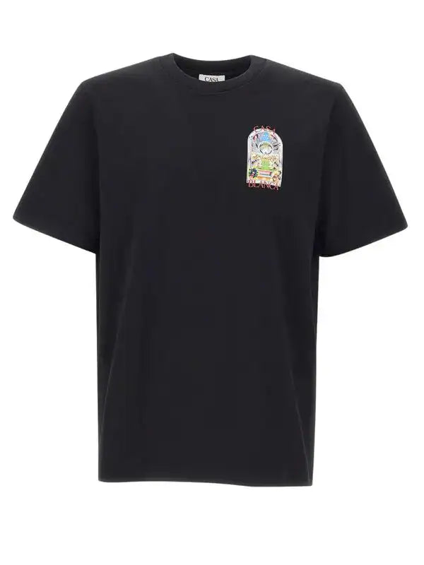 Tennis Landscape Classic T-Shirt Black