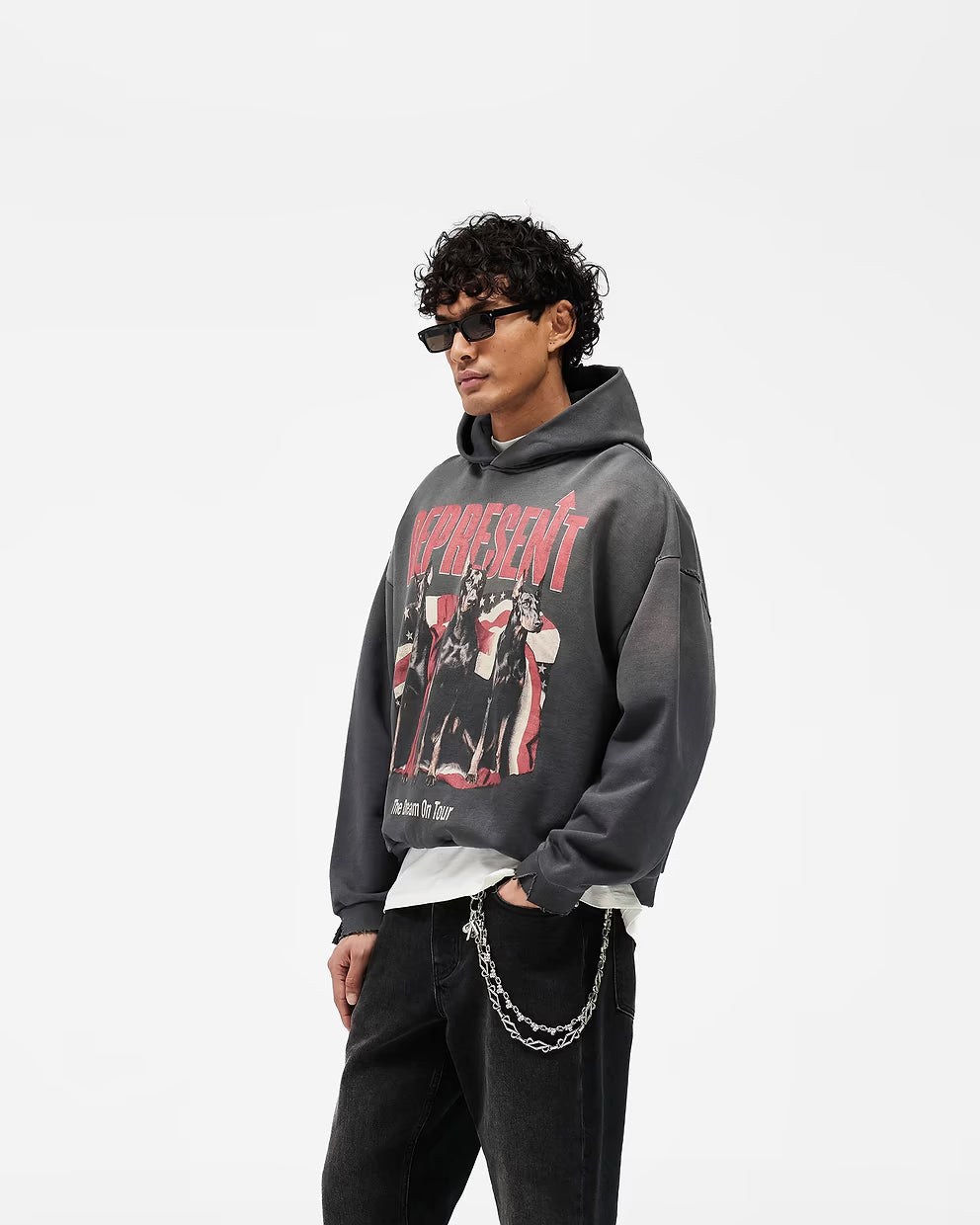 Dream on Tour Hoodie in Sunfade Gray