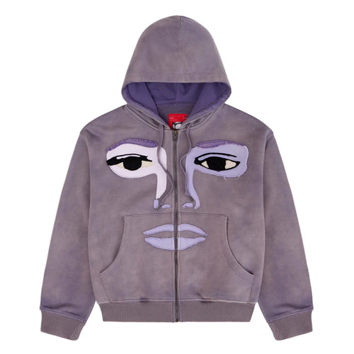 Face Hoodie [Plum]