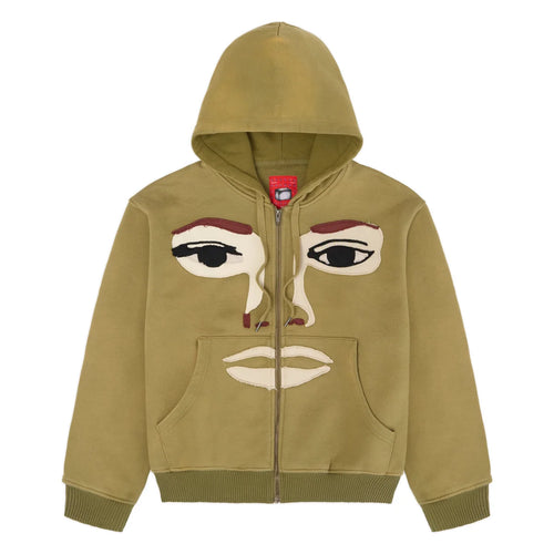 Face Hoodie [Forest Green]