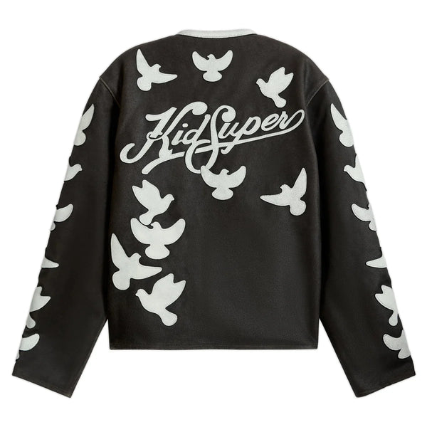 Doves Distressed Leather Moto Jacket