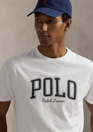 Classic Fit Logo Jersey T-Shirt White