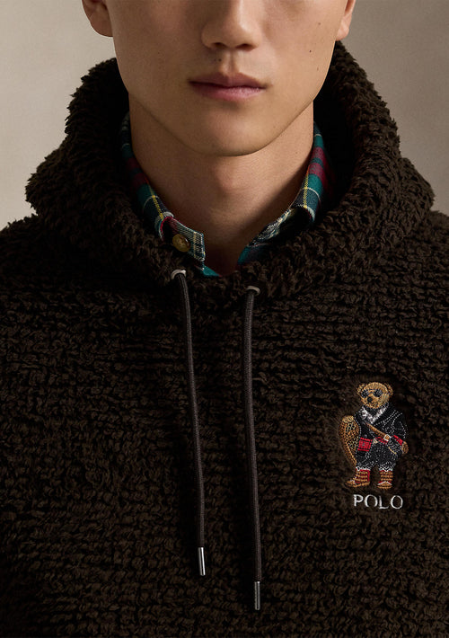 Polo Bear Pile Fleece Hoodie