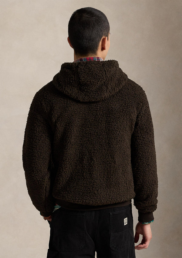 Polo Bear Pile Fleece Hoodie